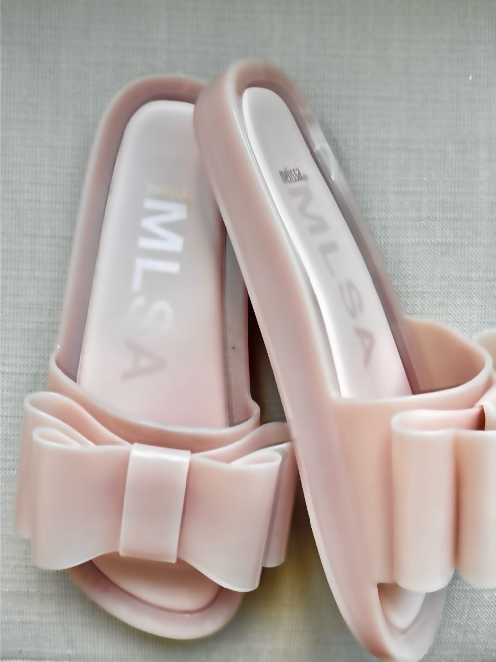 Melissa Nude Pink Jelly Slide Sandals